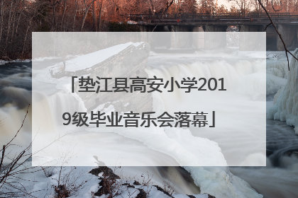 垫江县高安小学2019级毕业音乐会落幕